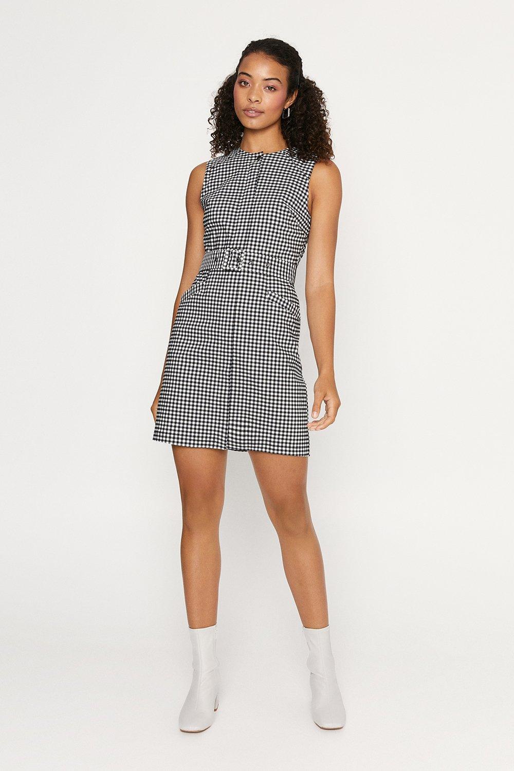 oasis navy cord dress