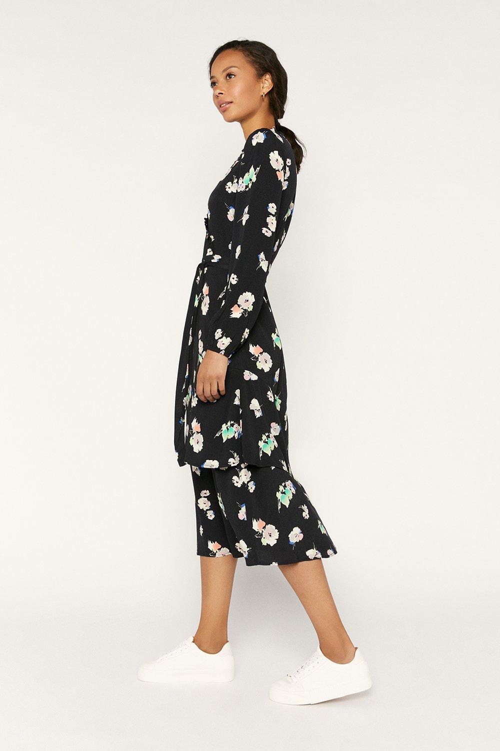 oasis long sleeve dress