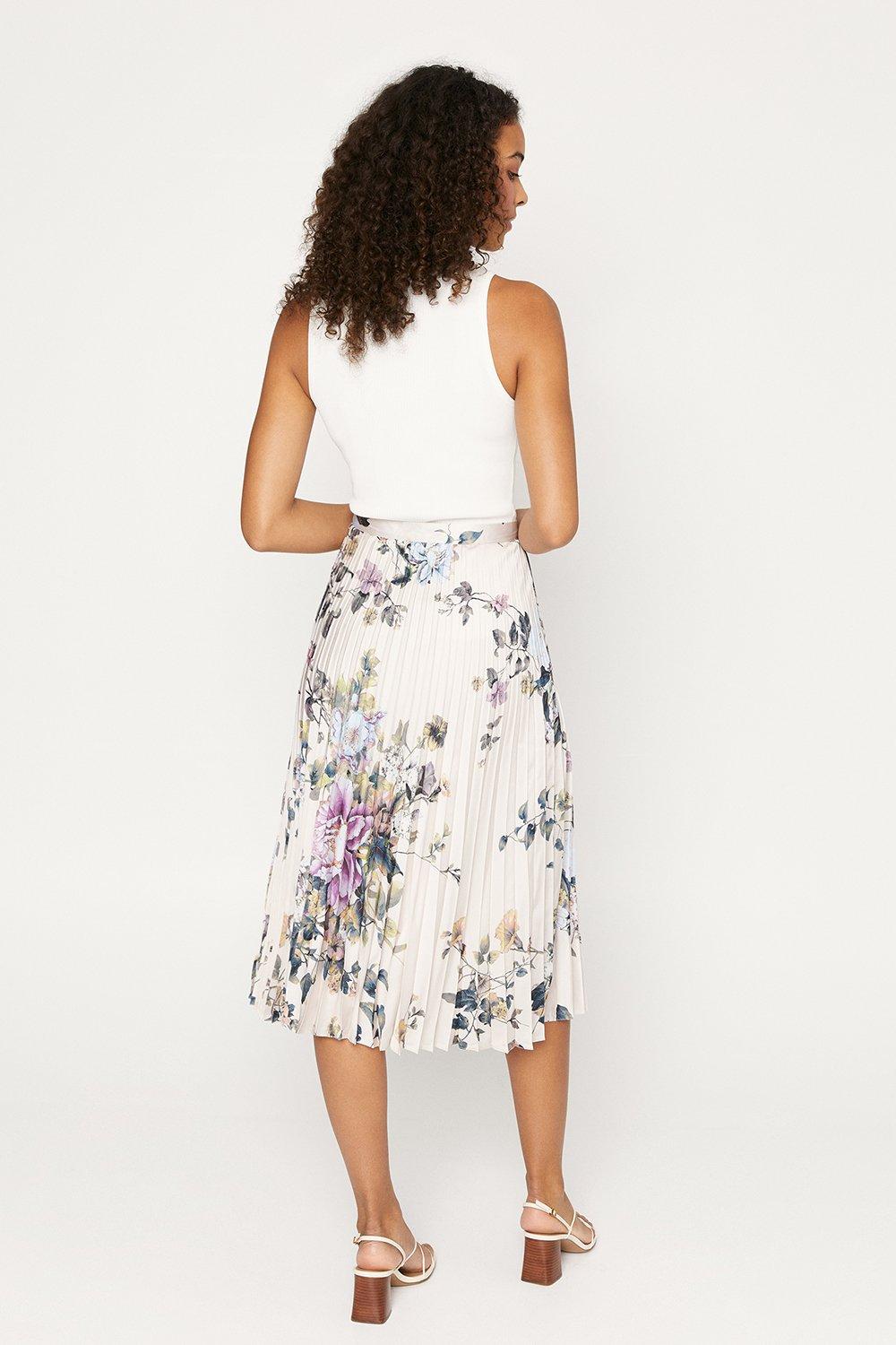 mid length satin skirts xl