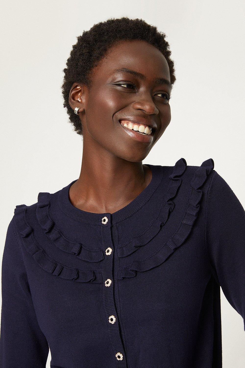 oasis navy cardigan