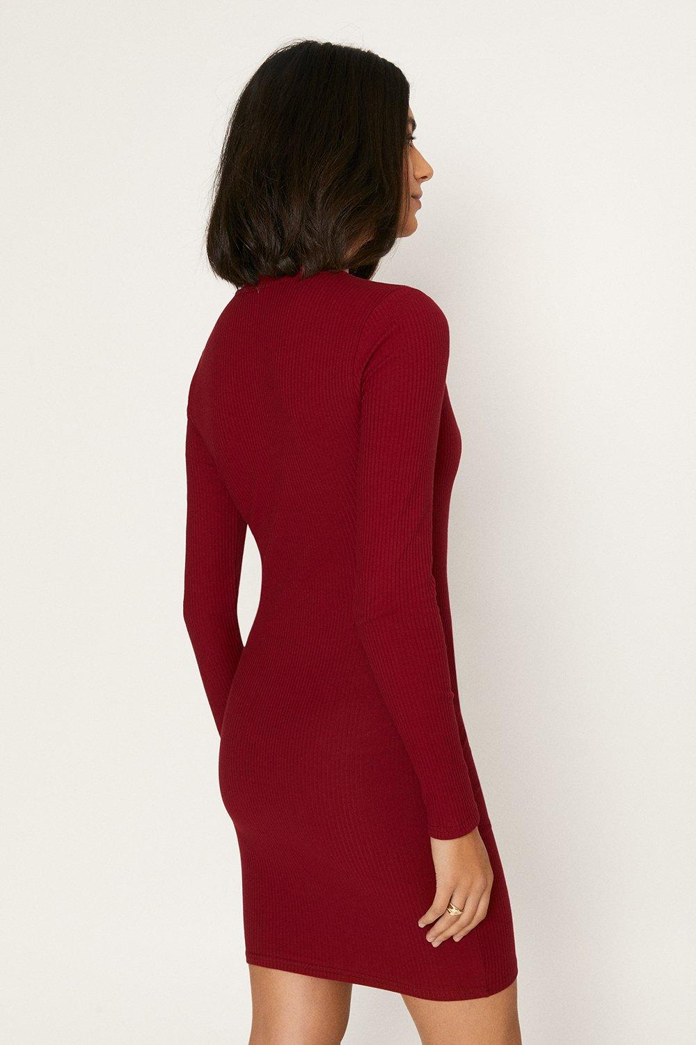 long sleeve tube dress
