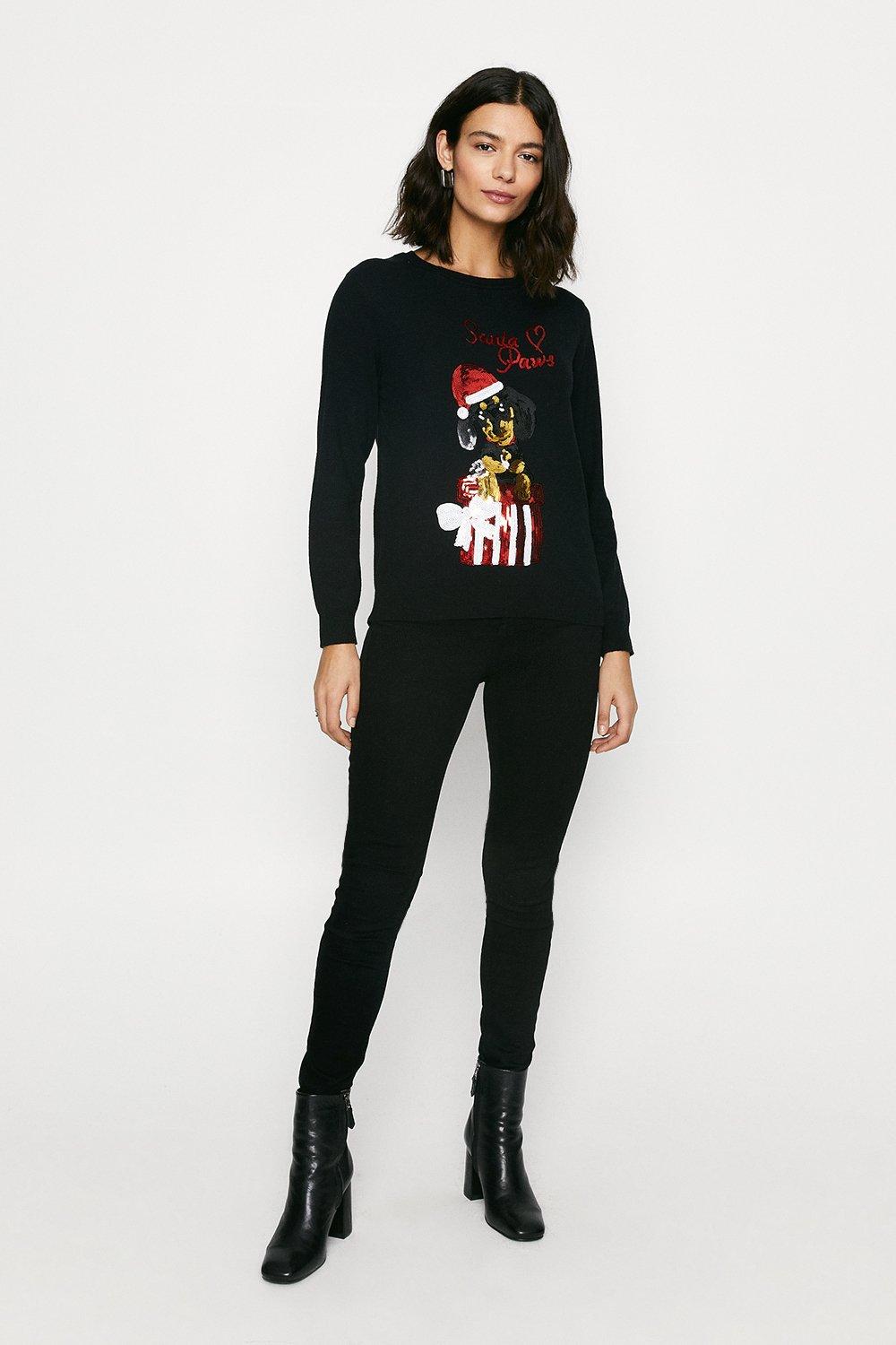 santa paws christmas jumper