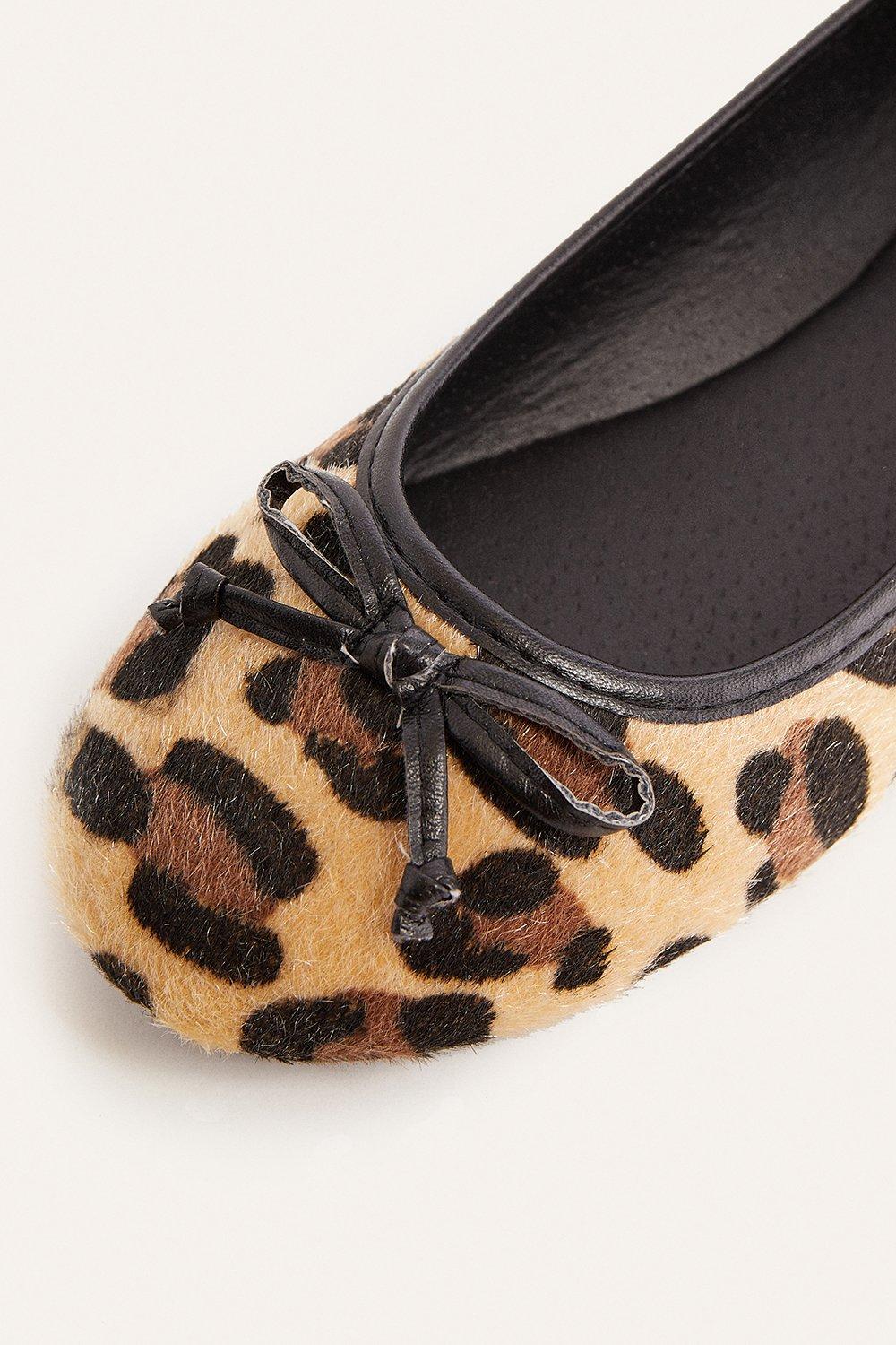 cheetah print ballet flats
