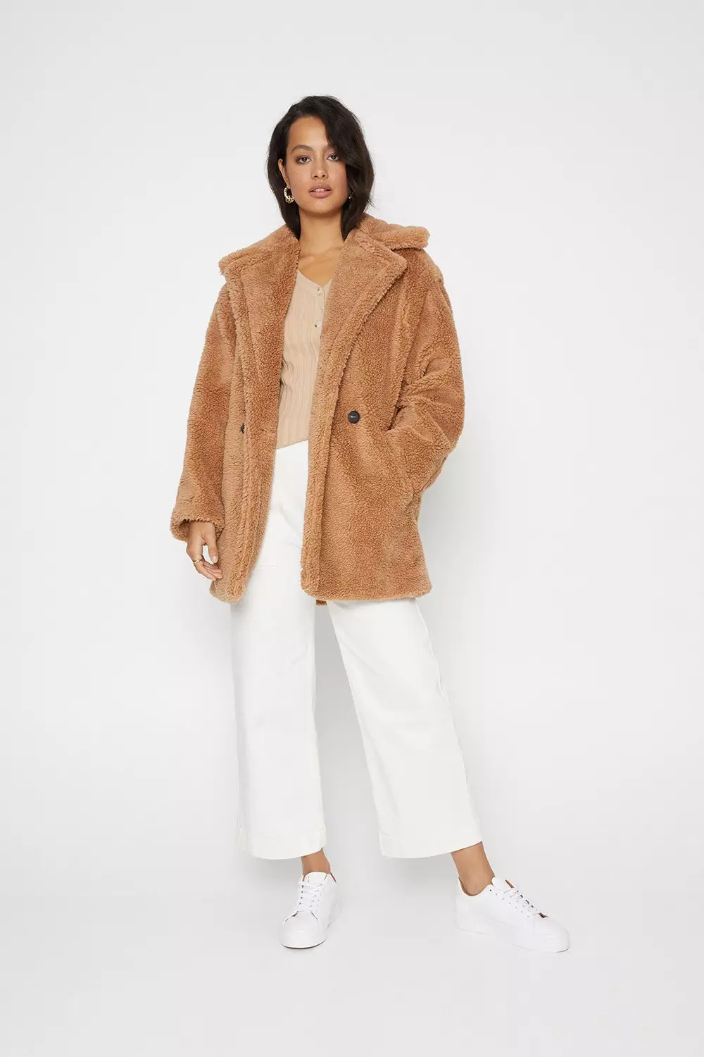 Short Teddy Coat | Oasis