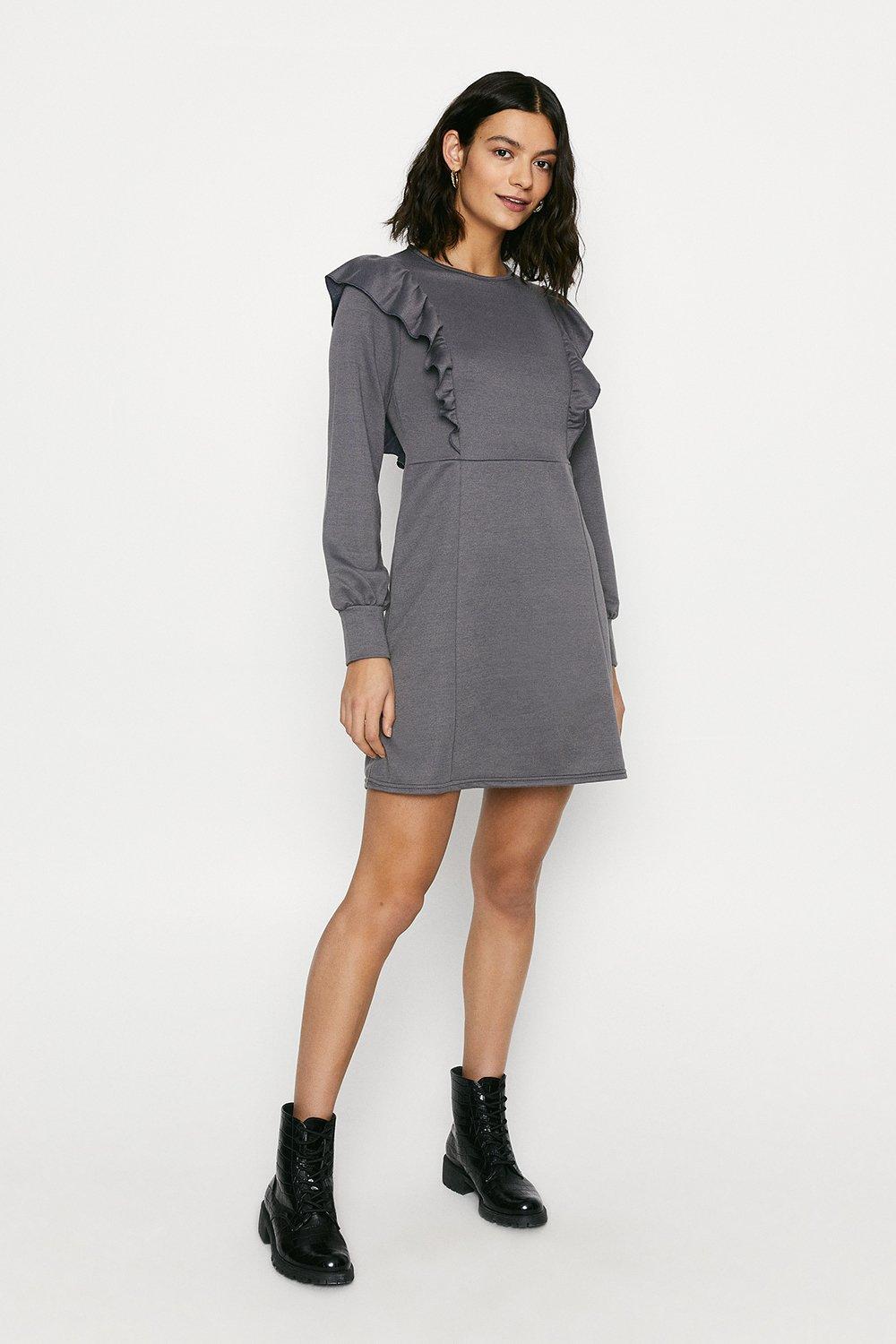 grey sweat dress