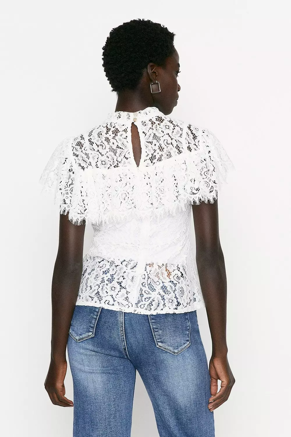 frill lace top