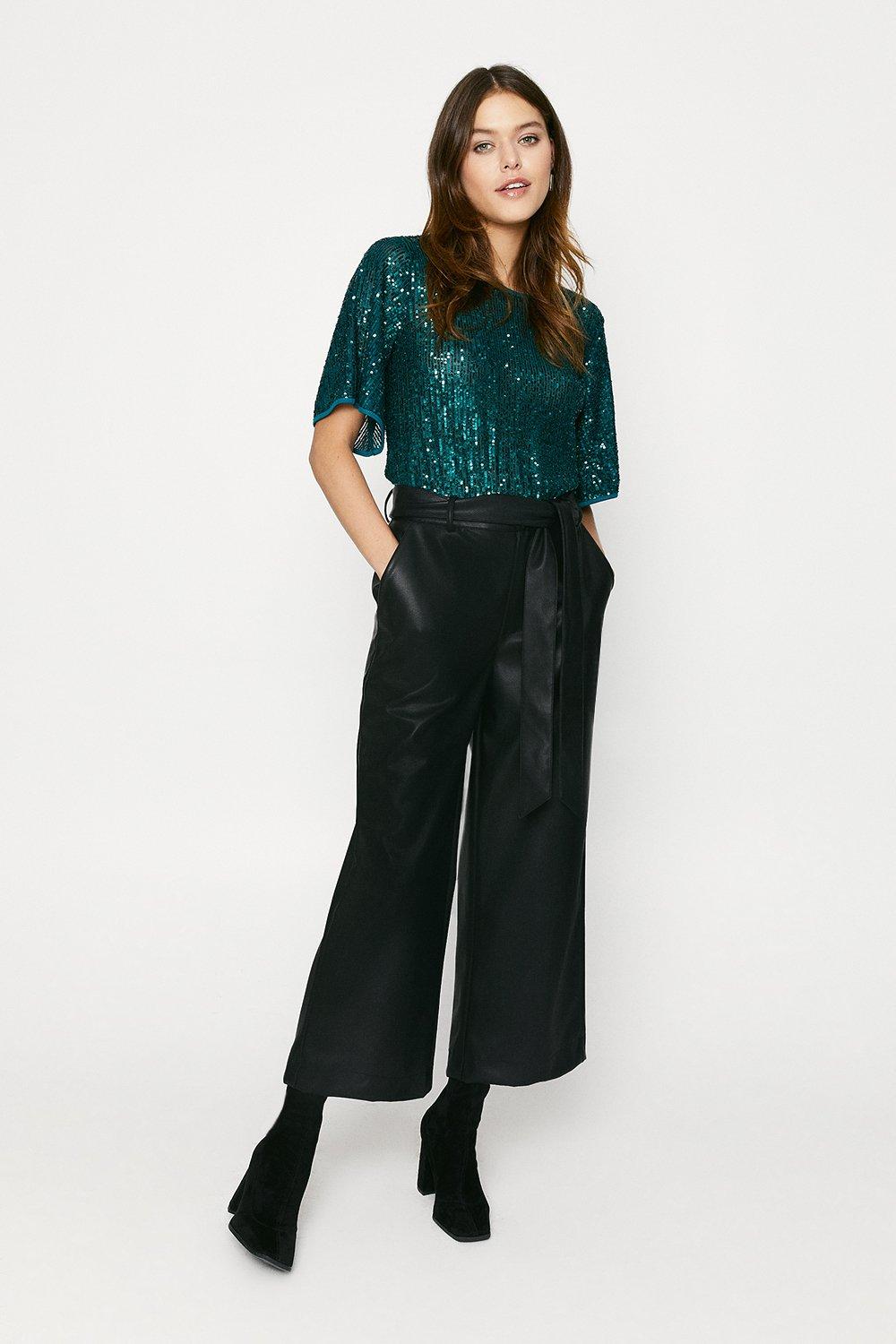 oasis sequin top