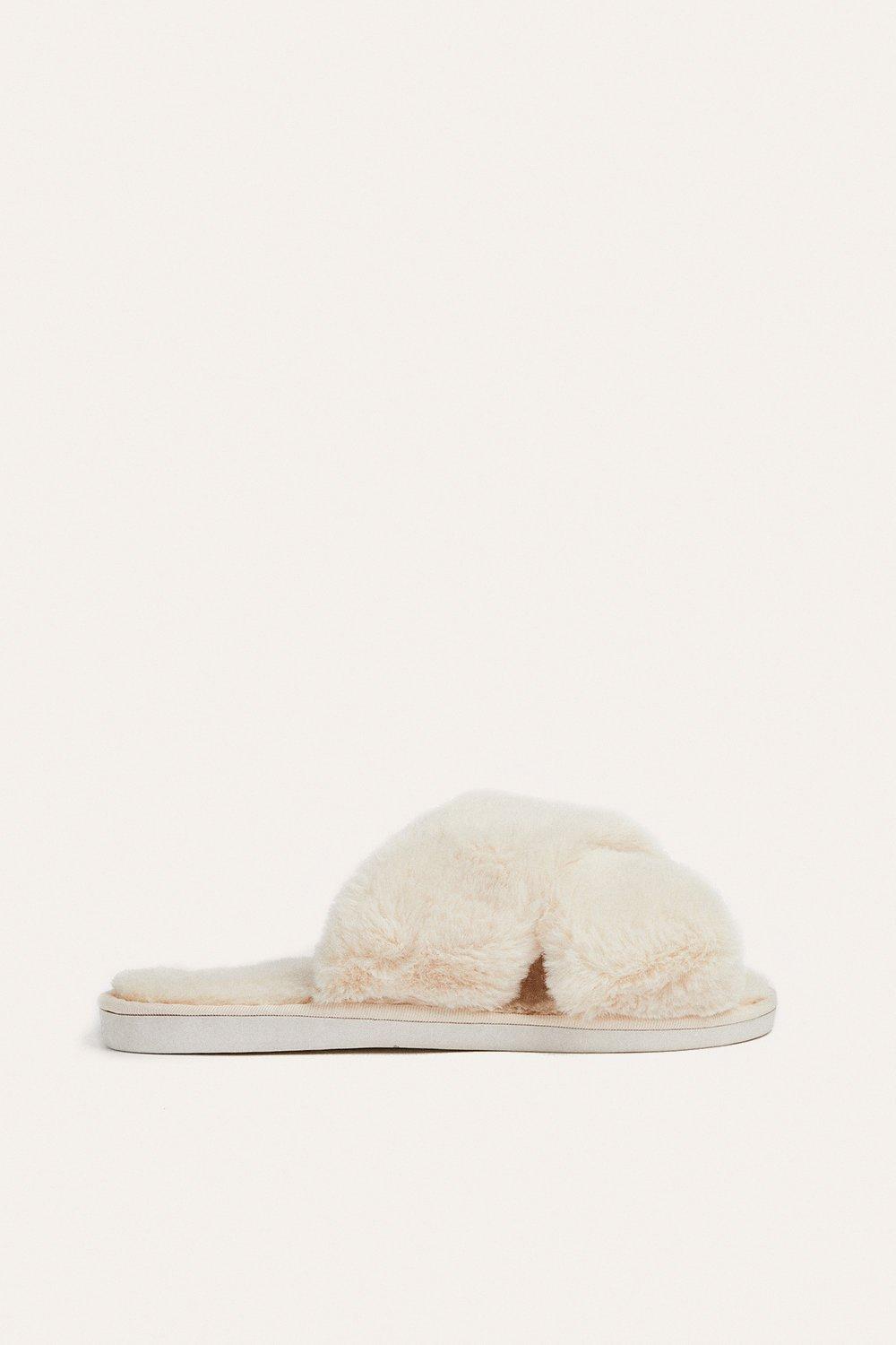 fluffy mule shoes