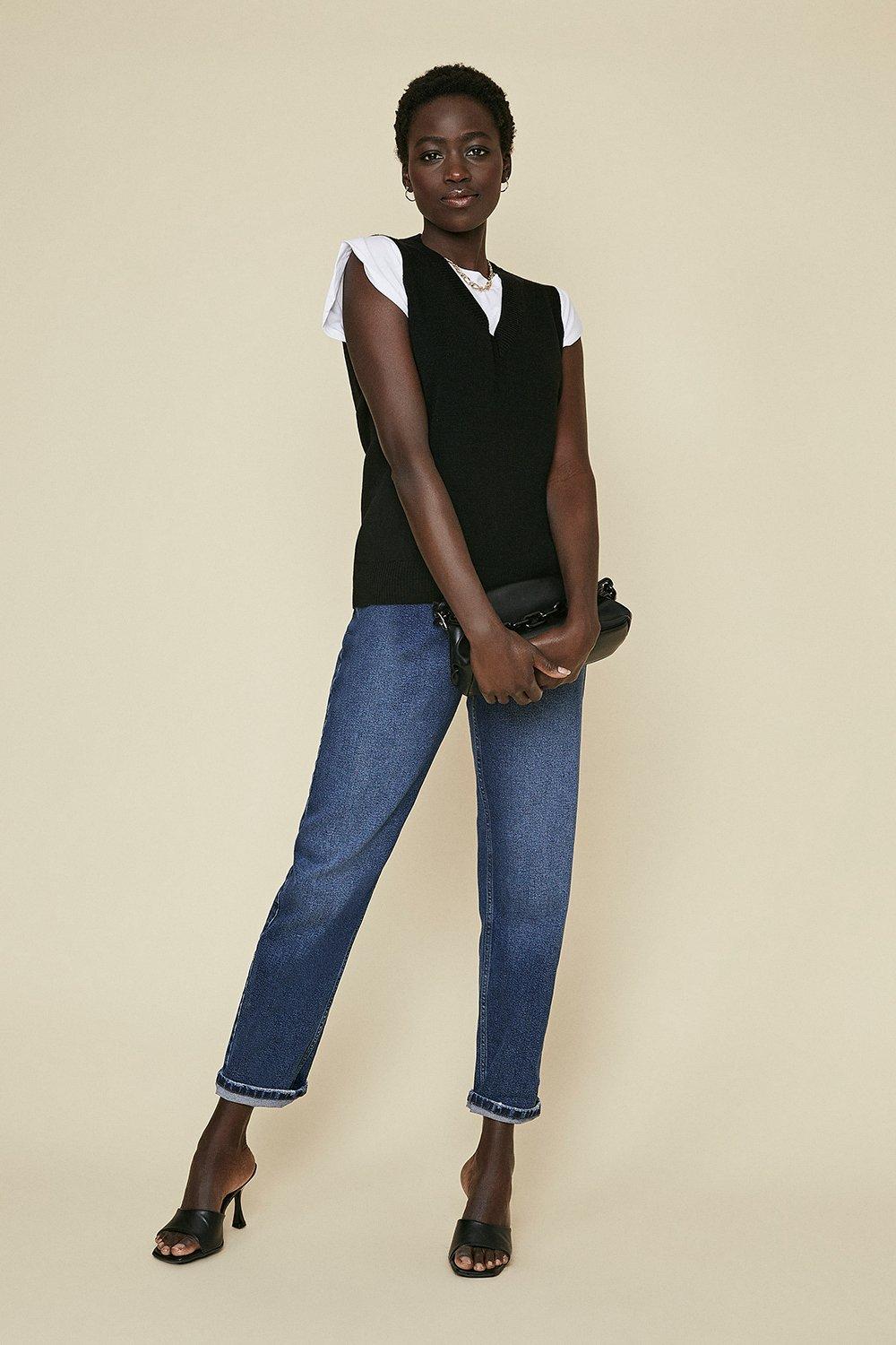 sleeveless v neck vest