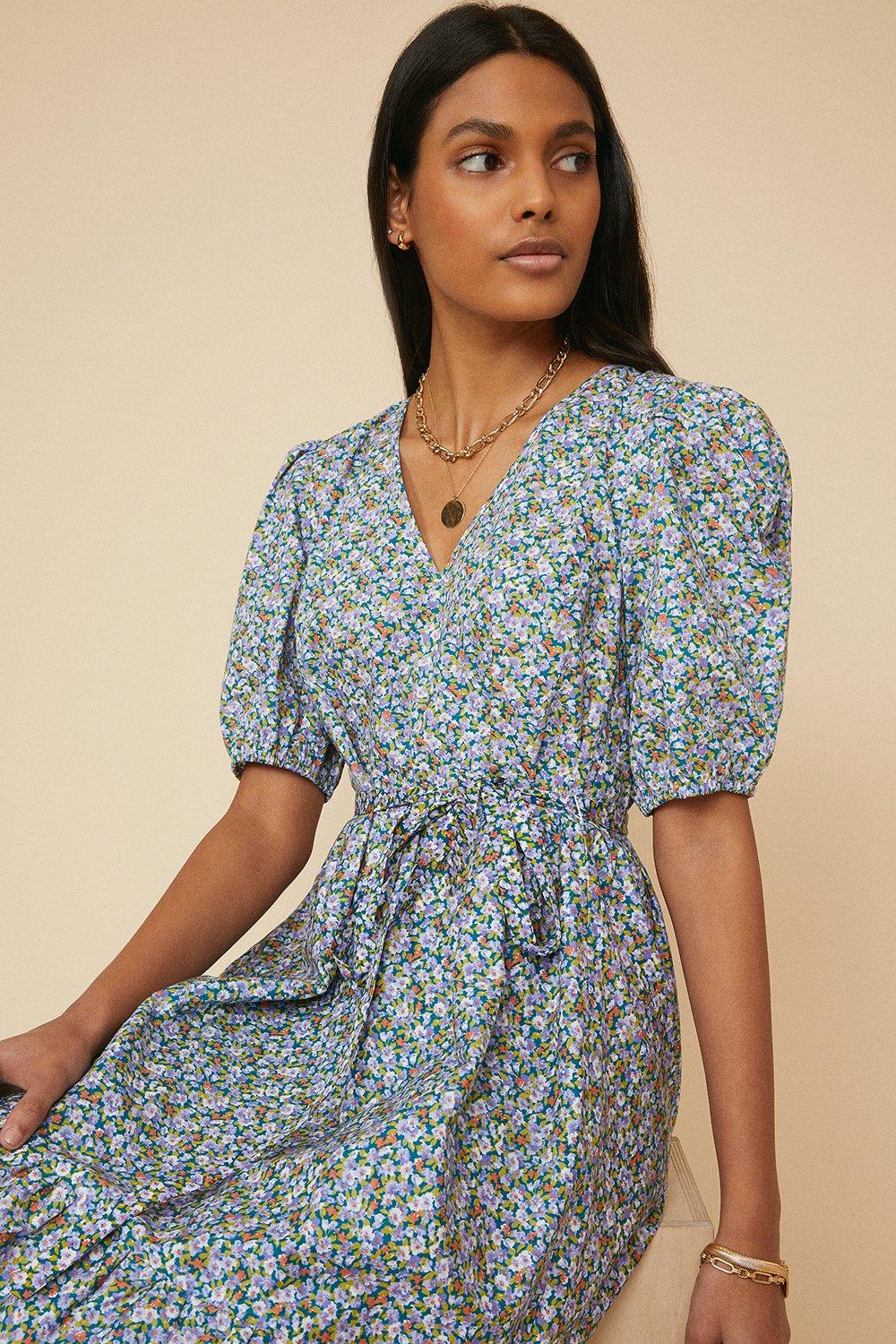 floral sheer maxi dress