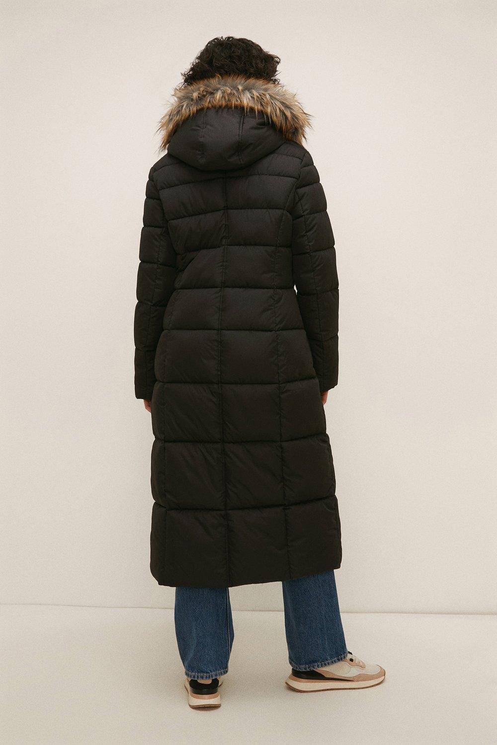 petite long padded coat