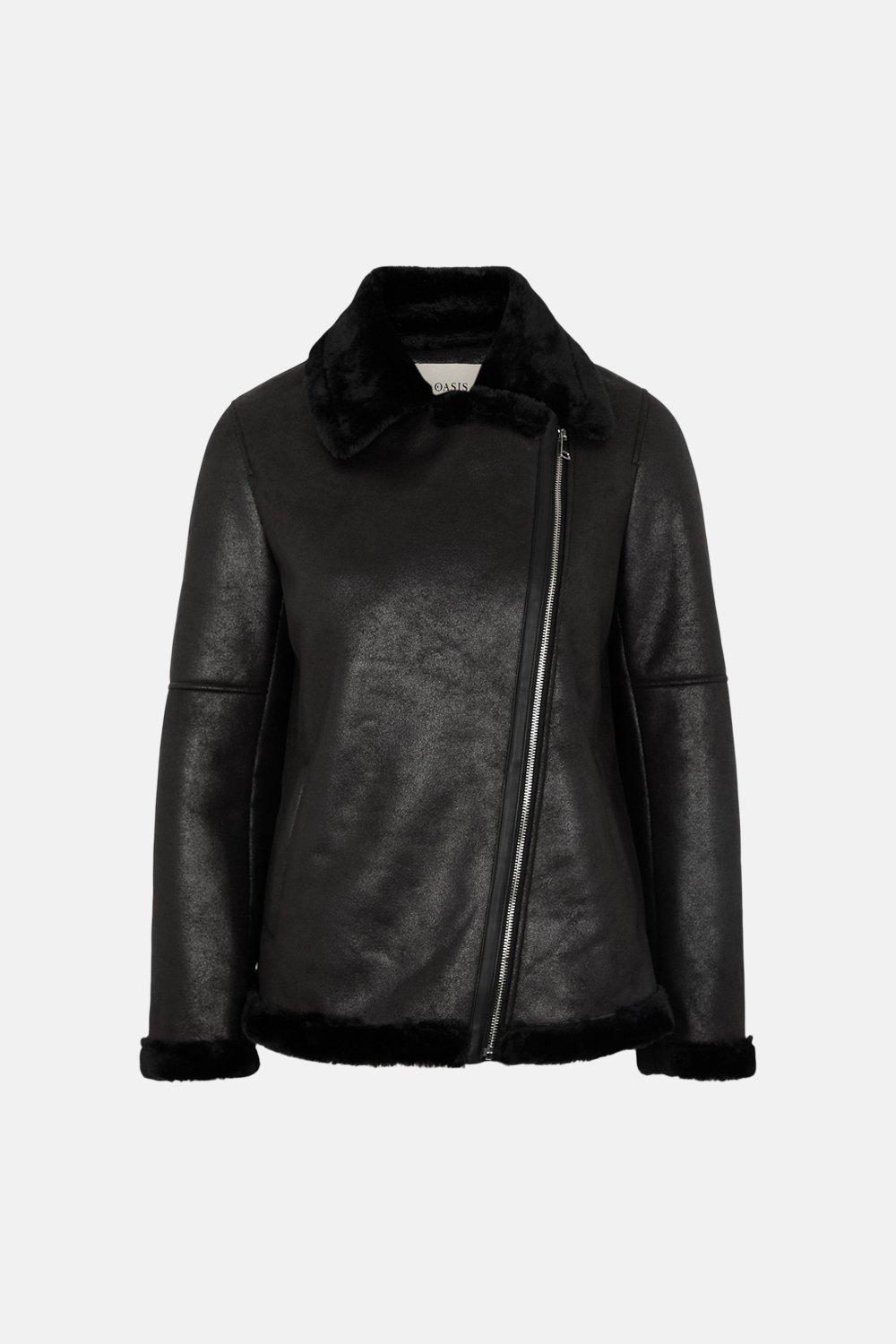 black aviator jacket next