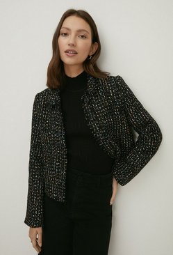Premium Multi Colour Tweed Jacket