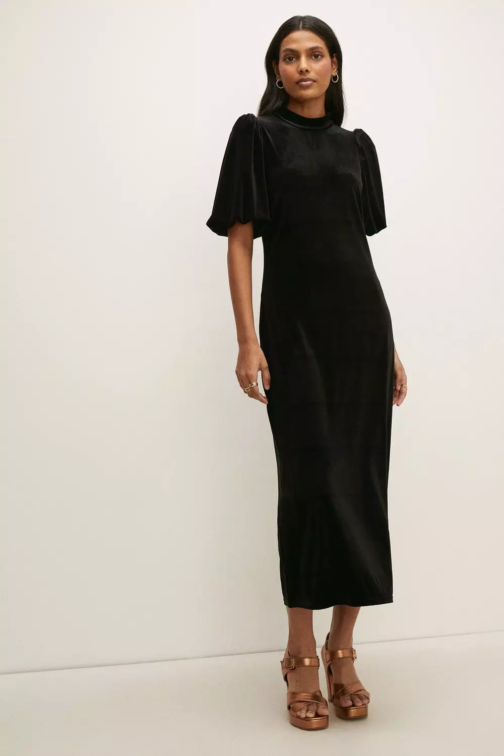 petite velvet dress