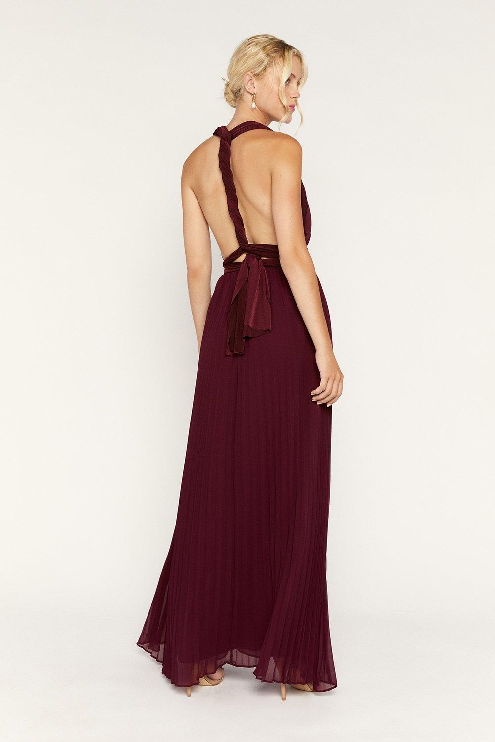 Multiway Pleated Maxi Dress | Oasis