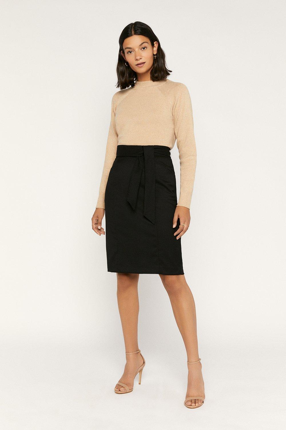 women's wool pleated skirts