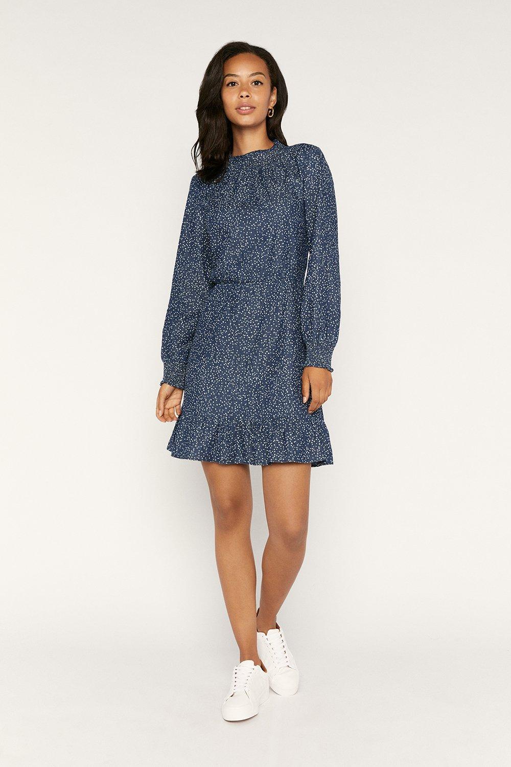 denim skater dress oasis