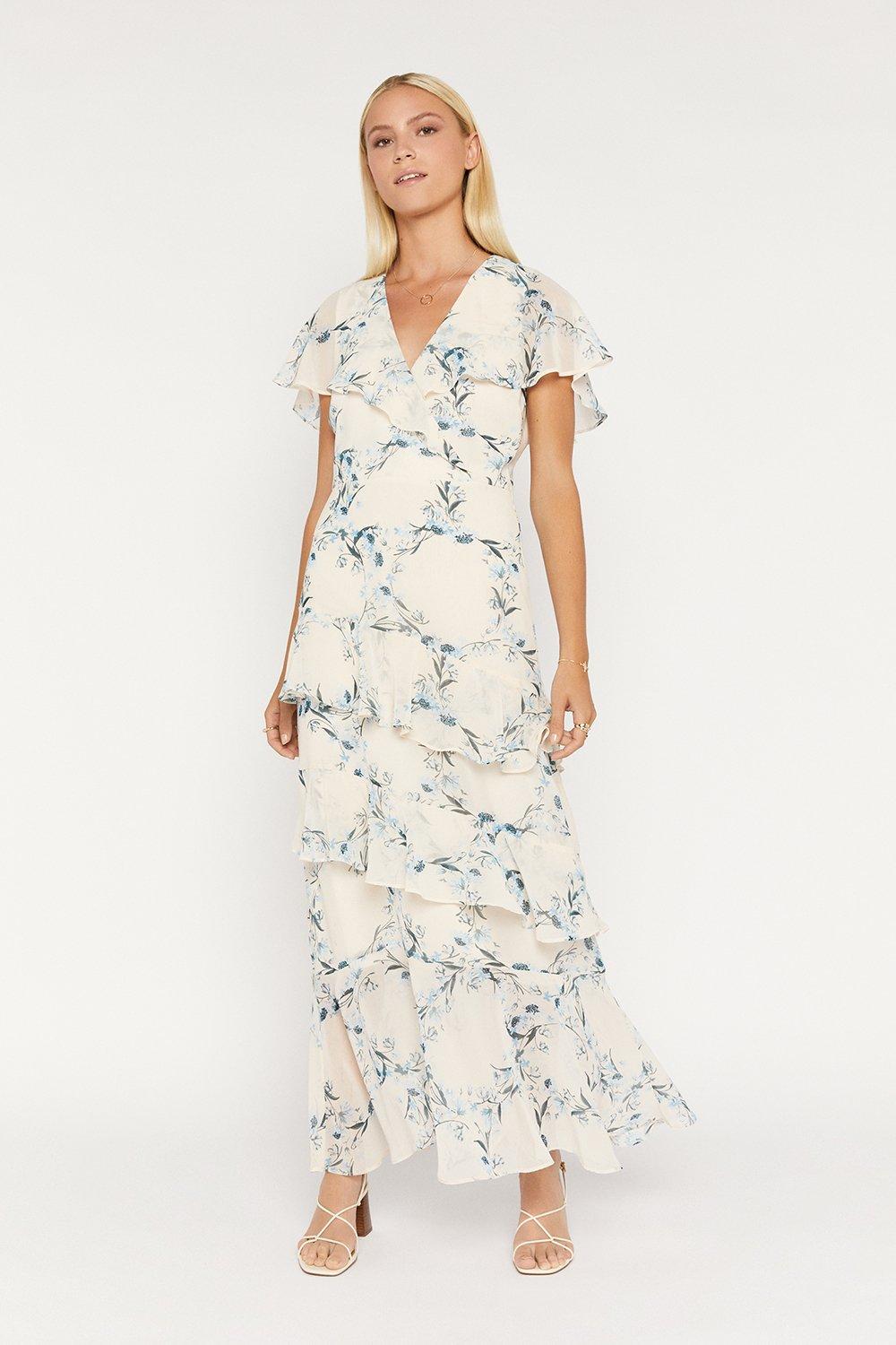 oasis floral maxi dress