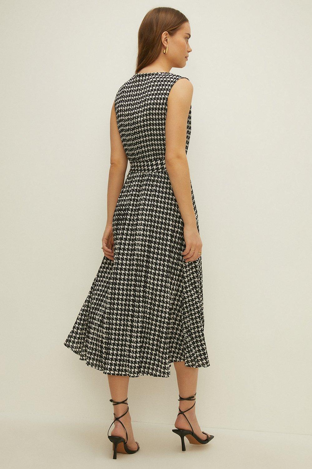 oasis dogtooth shift dress