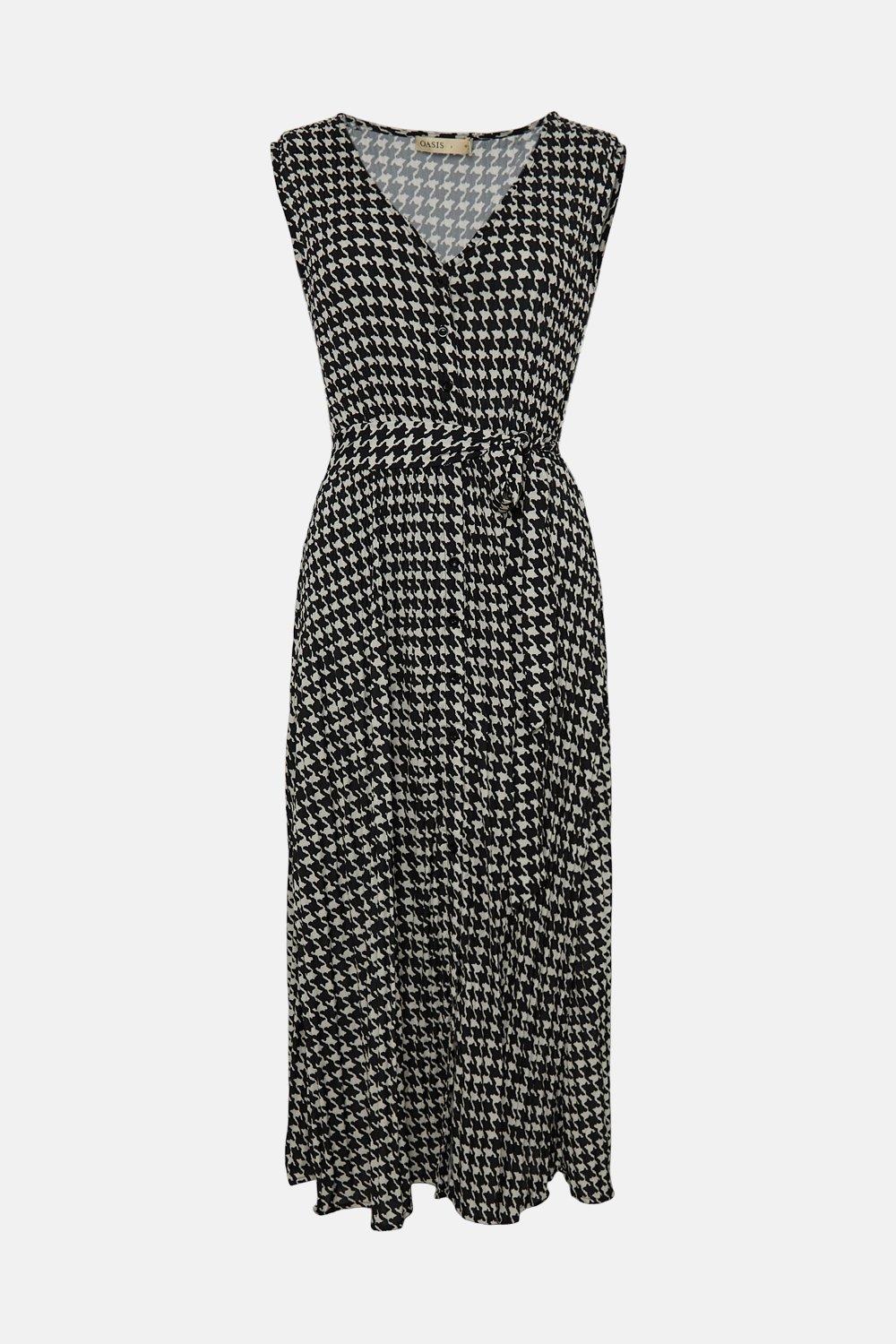 oasis dogtooth shift dress