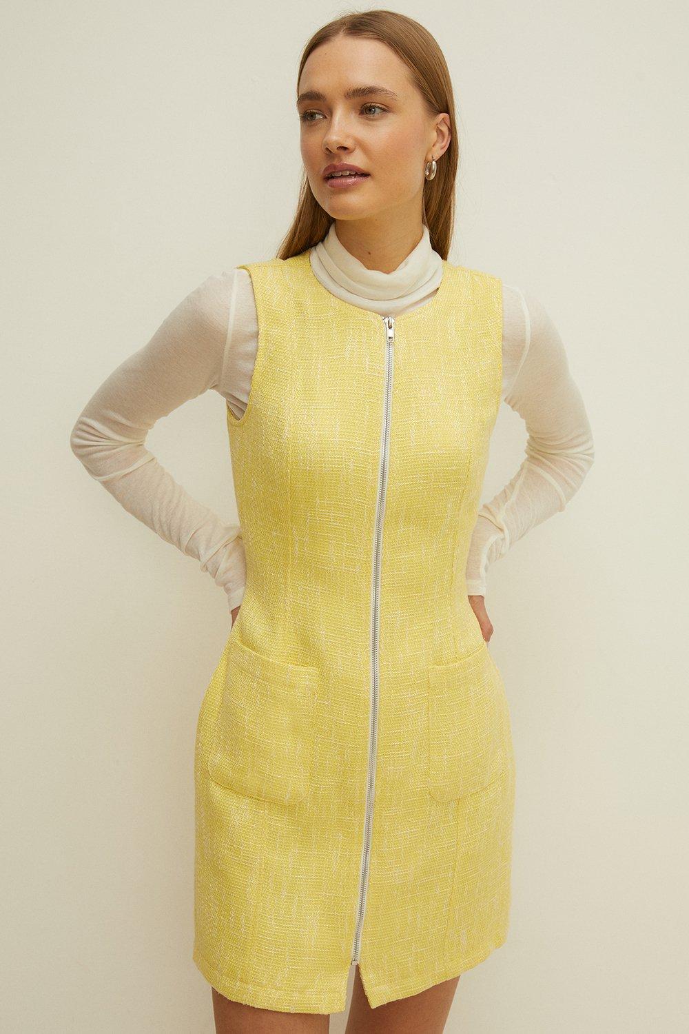 oasis tweed shift dress