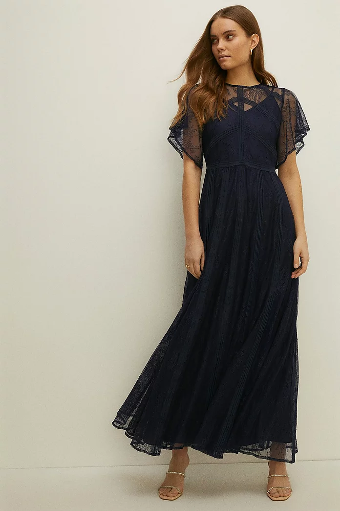Premium Delicate Lace Maxi Dress | Oasis