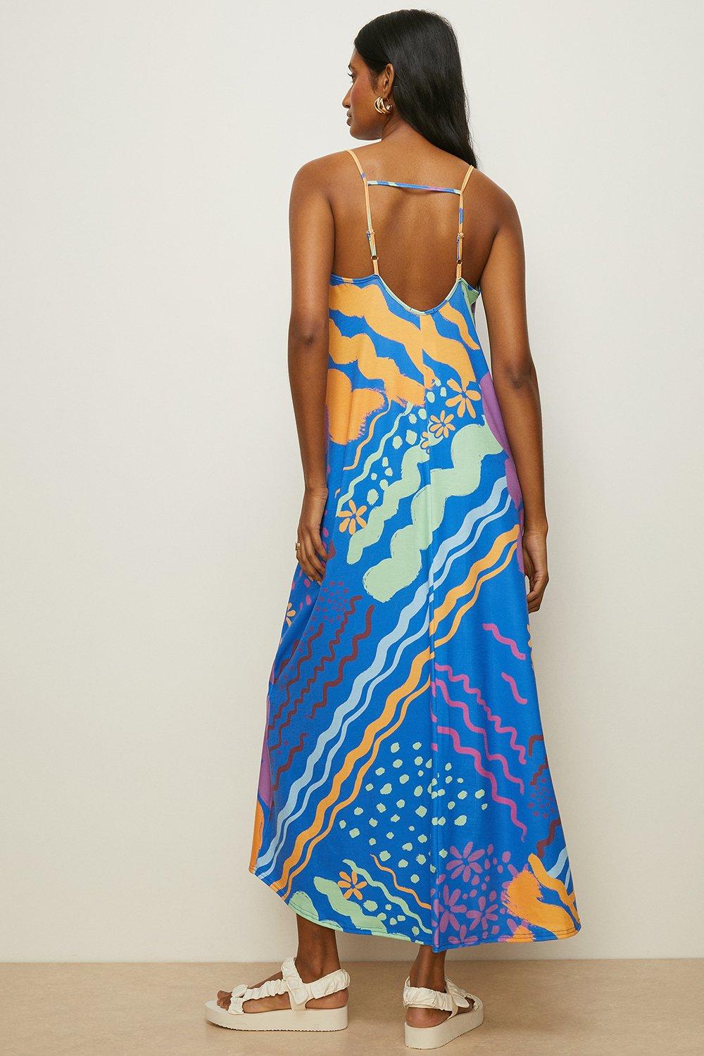 next trapeze maxi dress