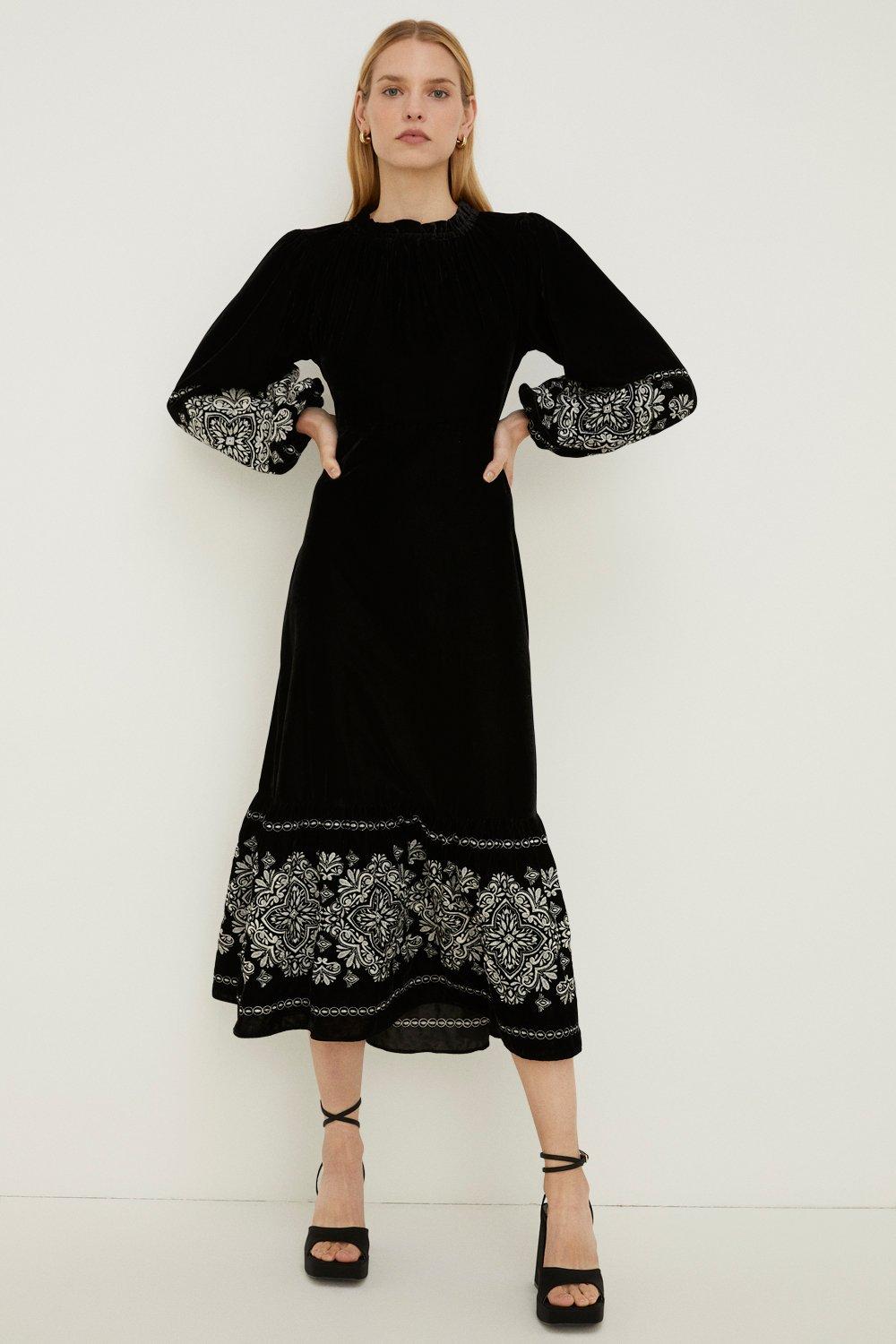 petite velvet dress